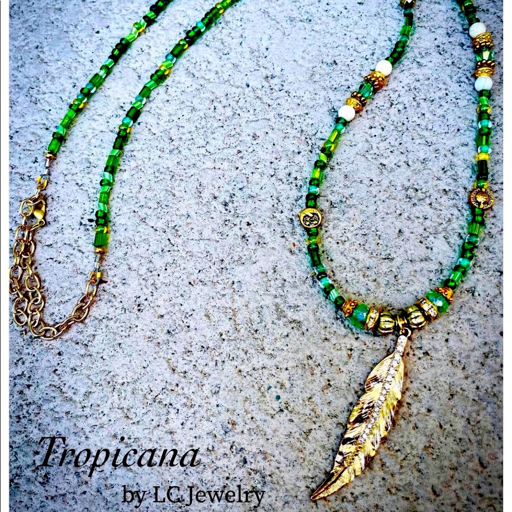 Beaded Custom Necklace by LC Jewelry